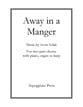 Away in a Manger SA choral sheet music cover